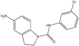 5-amino-N-(3-chlorophenyl)-2,3-dihydro-1H-indole-1-carboxamide