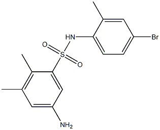 5-amino-N-(4-bromo-2-methylphenyl)-2,3-dimethylbenzene-1-sulfonamide|