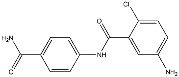 5-amino-N-(4-carbamoylphenyl)-2-chlorobenzamide