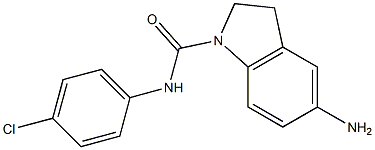  5-amino-N-(4-chlorophenyl)-2,3-dihydro-1H-indole-1-carboxamide