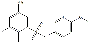 5-amino-N-(6-methoxypyridin-3-yl)-2,3-dimethylbenzene-1-sulfonamide