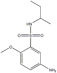 5-amino-N-(butan-2-yl)-2-methoxybenzene-1-sulfonamide Structure