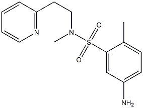 5-amino-N,2-dimethyl-N-[2-(pyridin-2-yl)ethyl]benzene-1-sulfonamide