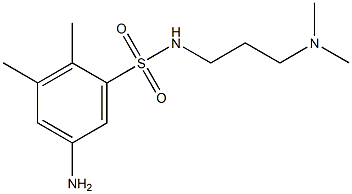 5-amino-N-[3-(dimethylamino)propyl]-2,3-dimethylbenzene-1-sulfonamide Structure