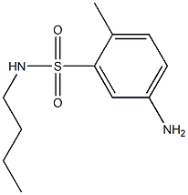 5-amino-N-butyl-2-methylbenzene-1-sulfonamide Struktur