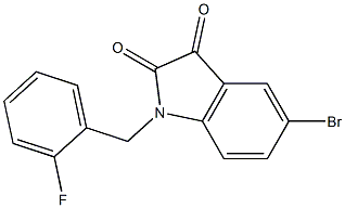 5-bromo-1-[(2-fluorophenyl)methyl]-2,3-dihydro-1H-indole-2,3-dione