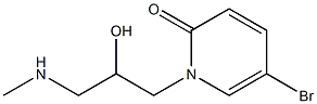 5-bromo-1-[2-hydroxy-3-(methylamino)propyl]-1,2-dihydropyridin-2-one