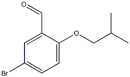 5-bromo-2-(2-methylpropoxy)benzaldehyde Struktur