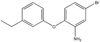 5-bromo-2-(3-ethylphenoxy)aniline Structure