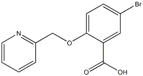 5-bromo-2-(pyridin-2-ylmethoxy)benzoic acid Structure