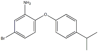 5-bromo-2-[4-(propan-2-yl)phenoxy]aniline|