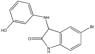 5-bromo-3-[(3-hydroxyphenyl)amino]-2,3-dihydro-1H-indol-2-one