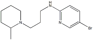 5-bromo-N-[3-(2-methylpiperidin-1-yl)propyl]pyridin-2-amine Structure