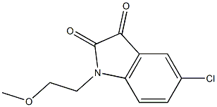 5-chloro-1-(2-methoxyethyl)-2,3-dihydro-1H-indole-2,3-dione