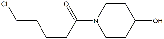 5-chloro-1-(4-hydroxypiperidin-1-yl)pentan-1-one Structure