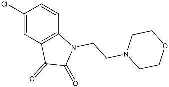 5-chloro-1-[2-(morpholin-4-yl)ethyl]-2,3-dihydro-1H-indole-2,3-dione