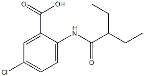 5-chloro-2-(2-ethylbutanamido)benzoic acid