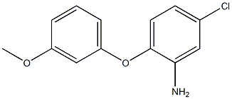5-chloro-2-(3-methoxyphenoxy)aniline Struktur