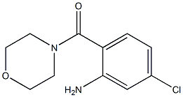 5-chloro-2-(morpholin-4-ylcarbonyl)aniline Struktur
