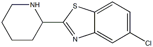 5-chloro-2-(piperidin-2-yl)-1,3-benzothiazole,,结构式