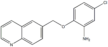 5-chloro-2-(quinolin-6-ylmethoxy)aniline Structure