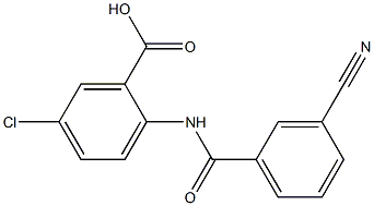 5-chloro-2-[(3-cyanobenzene)amido]benzoic acid