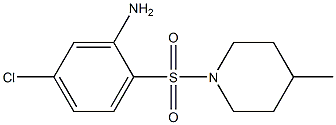  5-chloro-2-[(4-methylpiperidine-1-)sulfonyl]aniline