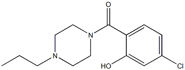 5-chloro-2-[(4-propylpiperazin-1-yl)carbonyl]phenol