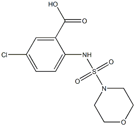  5-chloro-2-[(morpholine-4-sulfonyl)amino]benzoic acid