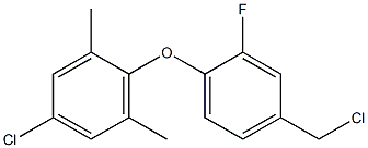  5-chloro-2-[4-(chloromethyl)-2-fluorophenoxy]-1,3-dimethylbenzene