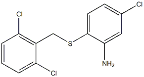  5-chloro-2-{[(2,6-dichlorophenyl)methyl]sulfanyl}aniline