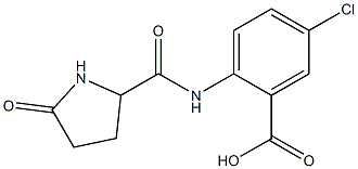 5-chloro-2-{[(5-oxopyrrolidin-2-yl)carbonyl]amino}benzoic acid