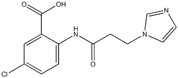  5-chloro-2-{[3-(1H-imidazol-1-yl)propanoyl]amino}benzoic acid