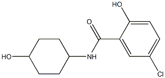 5-chloro-2-hydroxy-N-(4-hydroxycyclohexyl)benzamide Structure