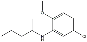 5-chloro-2-methoxy-N-(pentan-2-yl)aniline Struktur