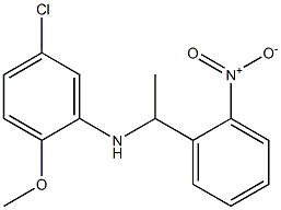5-chloro-2-methoxy-N-[1-(2-nitrophenyl)ethyl]aniline