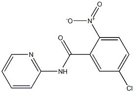 5-chloro-2-nitro-N-(pyridin-2-yl)benzamide Struktur