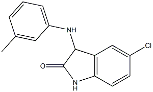 5-chloro-3-[(3-methylphenyl)amino]-2,3-dihydro-1H-indol-2-one