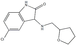  5-chloro-3-[(oxolan-2-ylmethyl)amino]-2,3-dihydro-1H-indol-2-one