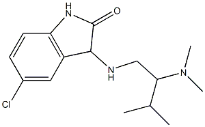 5-chloro-3-{[2-(dimethylamino)-3-methylbutyl]amino}-2,3-dihydro-1H-indol-2-one