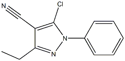 5-chloro-3-ethyl-1-phenyl-1H-pyrazole-4-carbonitrile