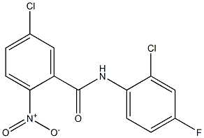 5-chloro-N-(2-chloro-4-fluorophenyl)-2-nitrobenzamide|