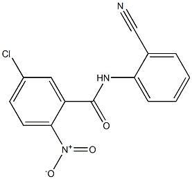  5-chloro-N-(2-cyanophenyl)-2-nitrobenzamide