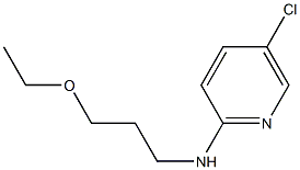 5-chloro-N-(3-ethoxypropyl)pyridin-2-amine,,结构式