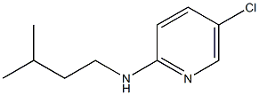 5-chloro-N-(3-methylbutyl)pyridin-2-amine Struktur