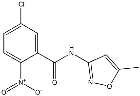 5-chloro-N-(5-methyl-1,2-oxazol-3-yl)-2-nitrobenzamide