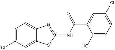 5-chloro-N-(6-chloro-1,3-benzothiazol-2-yl)-2-hydroxybenzamide