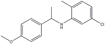 5-chloro-N-[1-(4-methoxyphenyl)ethyl]-2-methylaniline