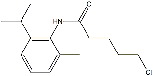 5-chloro-N-[2-methyl-6-(propan-2-yl)phenyl]pentanamide|
