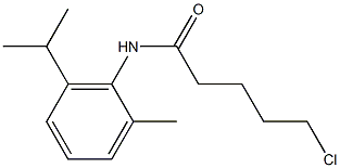  5-chloro-N-[2-methyl-6-(propan-2-yl)phenyl]pentanamide